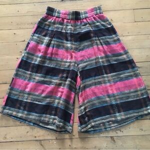 Ace & Jig Pink and Black Striped Women Shorts culottes xs